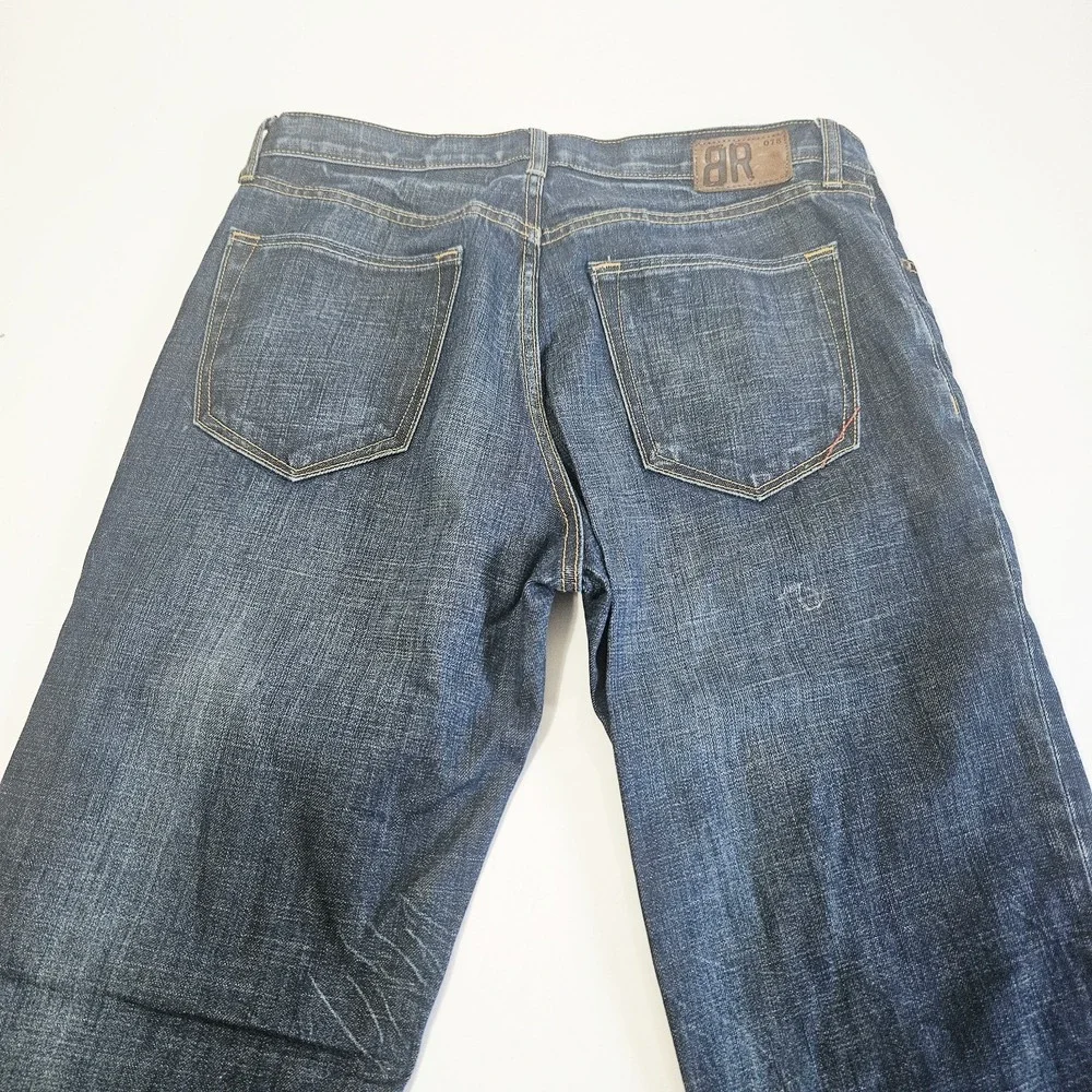Banana Republic 078 Jeans Straight Leg Men's Size 32x34 Dark Wash 100% Cotton